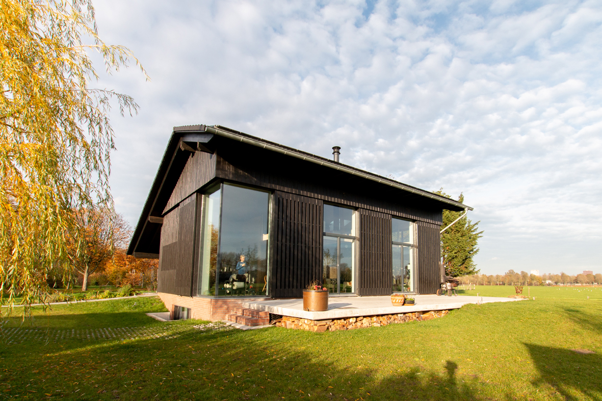 Wegvallende energie positieve Schuurwoning