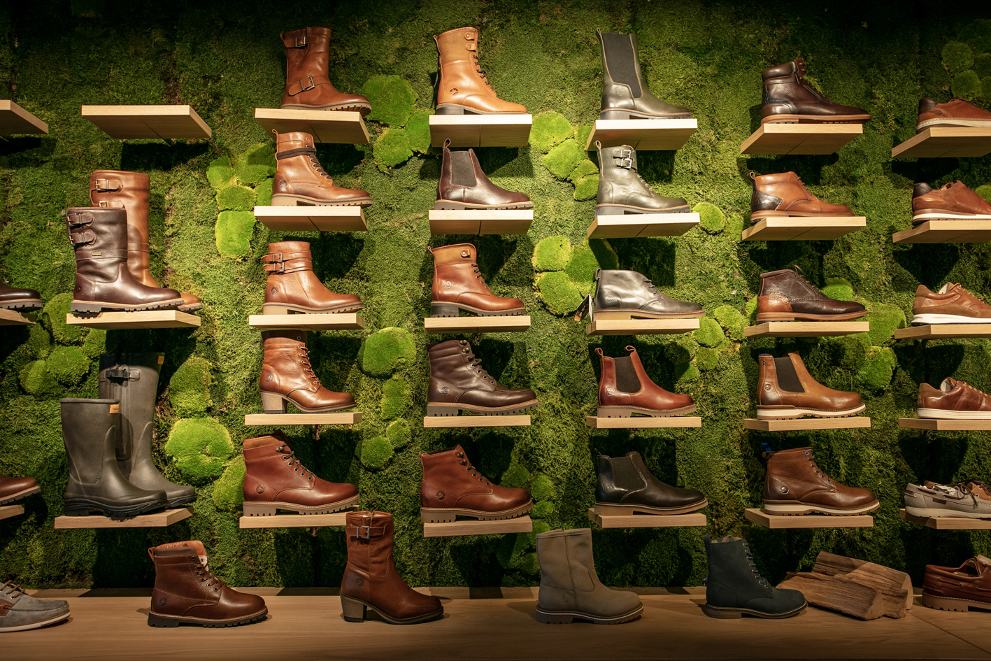 Outdoor schoenen presentatie